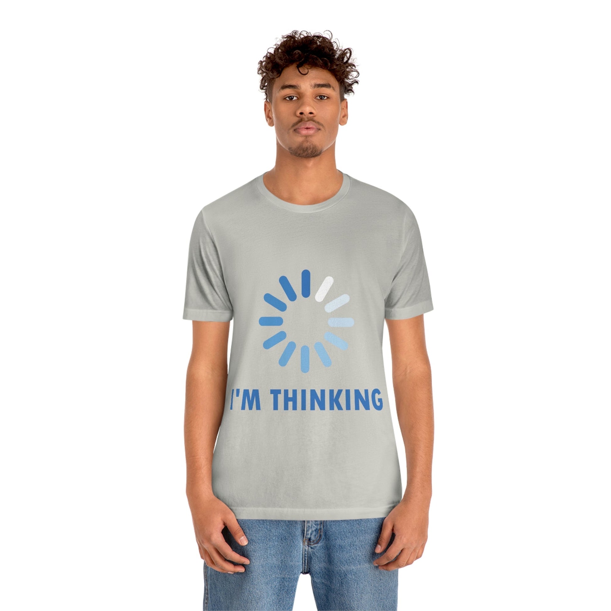 I`m Thinking Computer Nerd Funny Quotes Unisex Jersey Short Sleeve T-Shirt Ichaku [Perfect Gifts Selection]