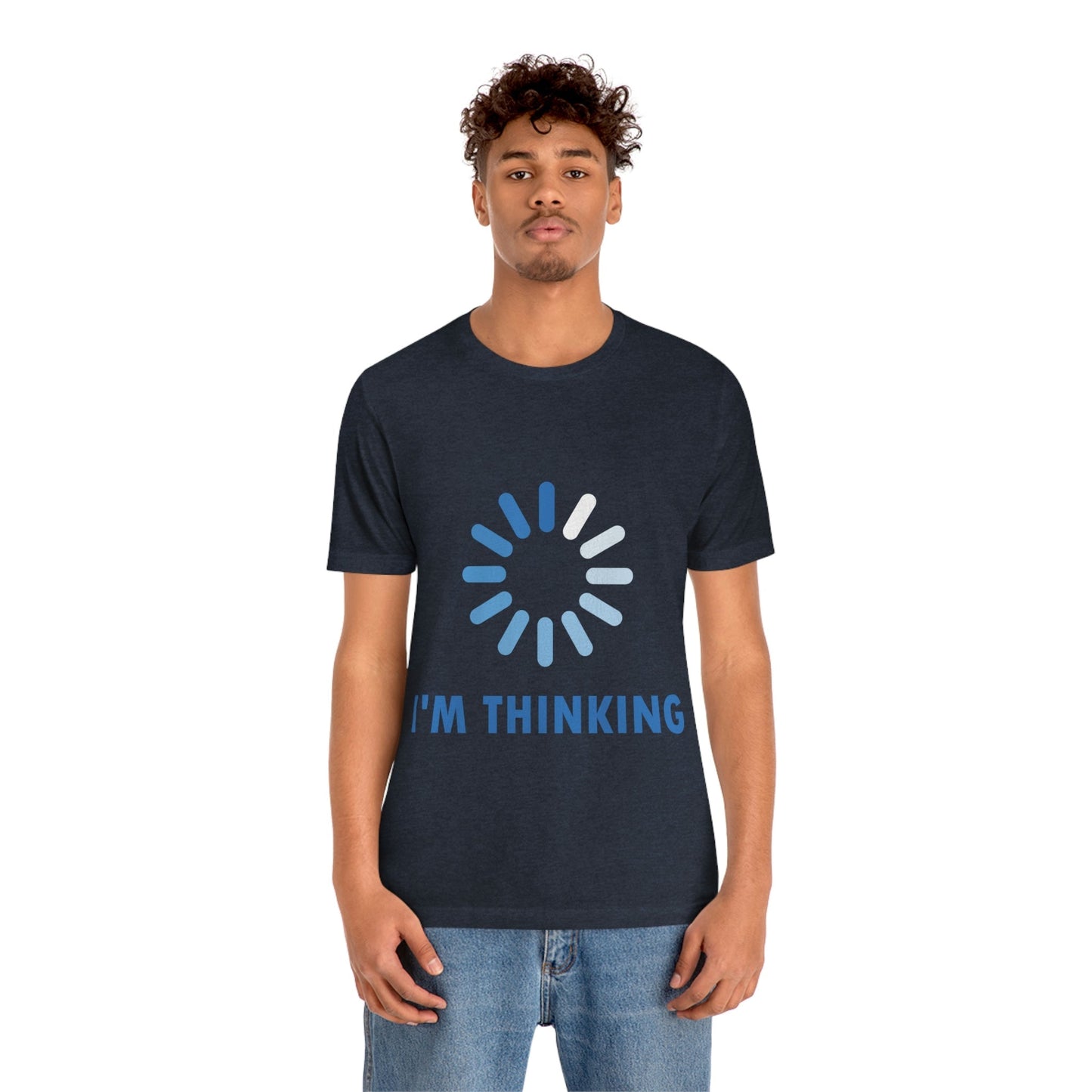 I`m Thinking Computer Nerd Funny Quotes Unisex Jersey Short Sleeve T-Shirt Ichaku [Perfect Gifts Selection]