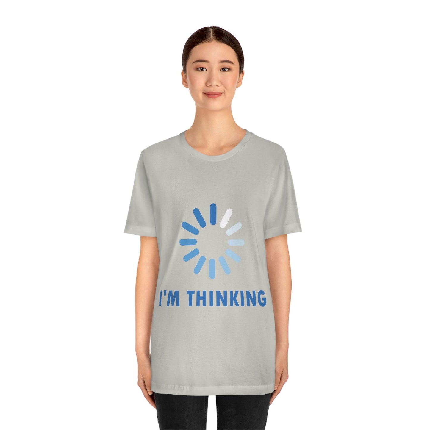 I`m Thinking Computer Nerd Funny Quotes Unisex Jersey Short Sleeve T-Shirt Ichaku [Perfect Gifts Selection]