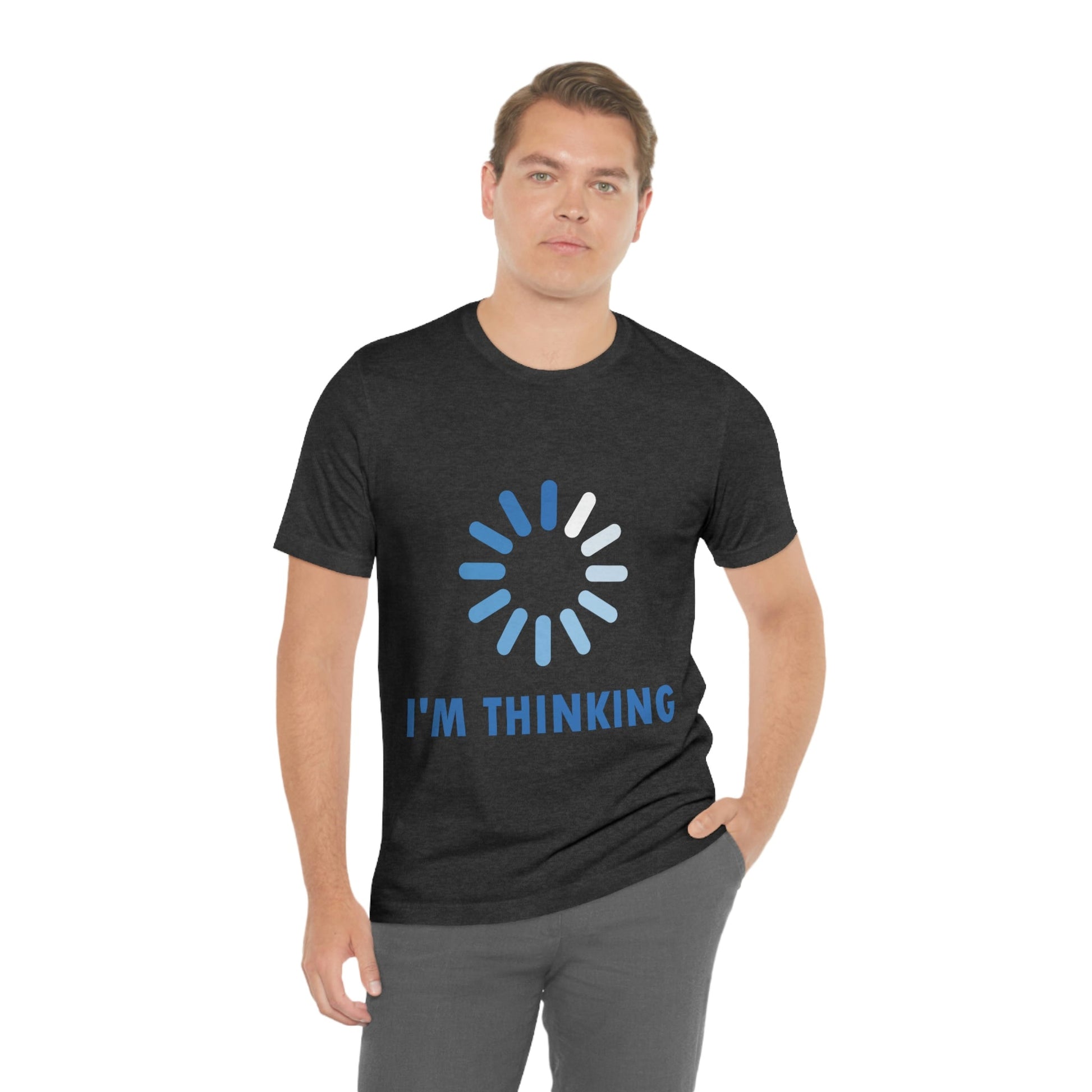 I`m Thinking Computer Nerd Funny Quotes Unisex Jersey Short Sleeve T-Shirt Ichaku [Perfect Gifts Selection]