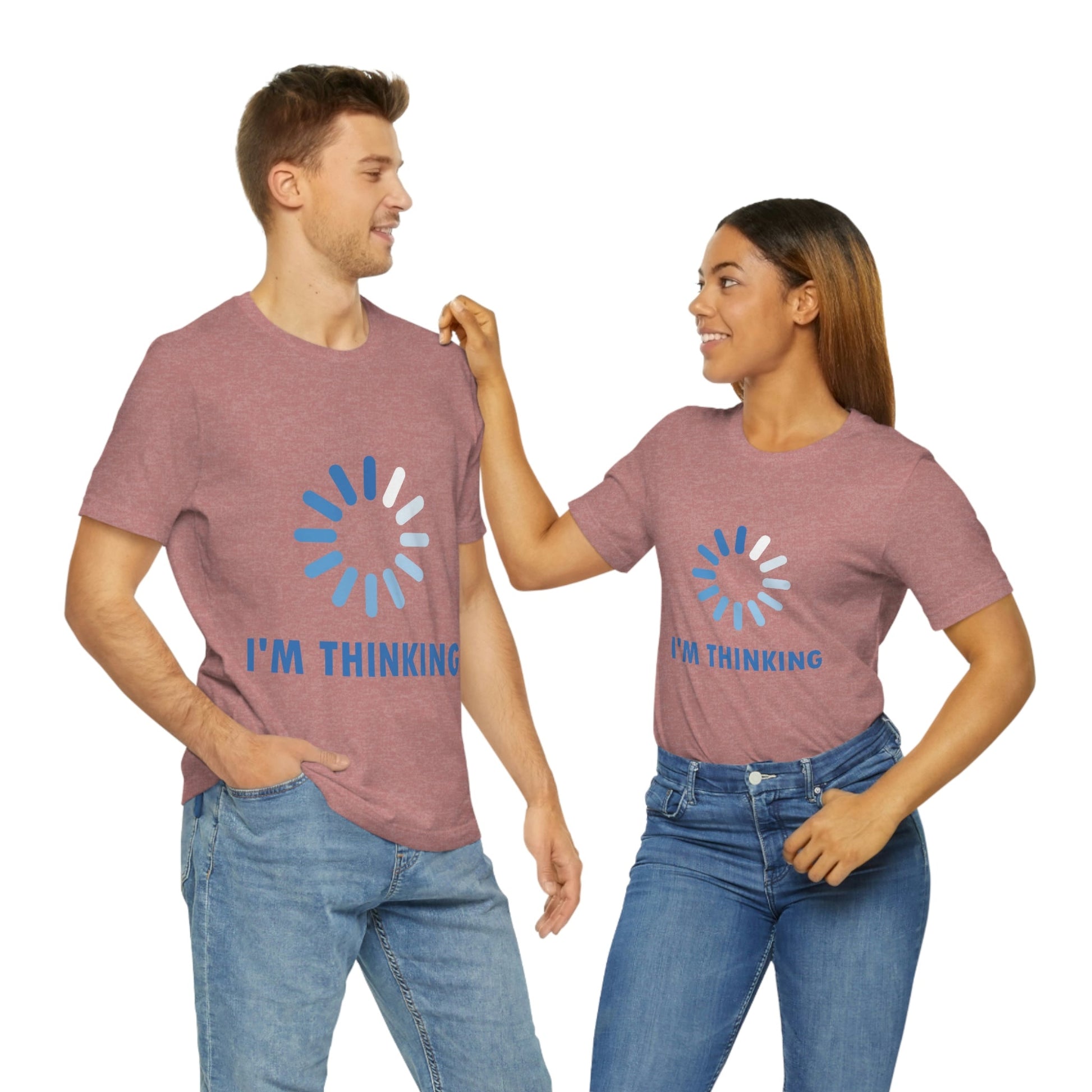 I`m Thinking Computer Nerd Funny Quotes Unisex Jersey Short Sleeve T-Shirt Ichaku [Perfect Gifts Selection]