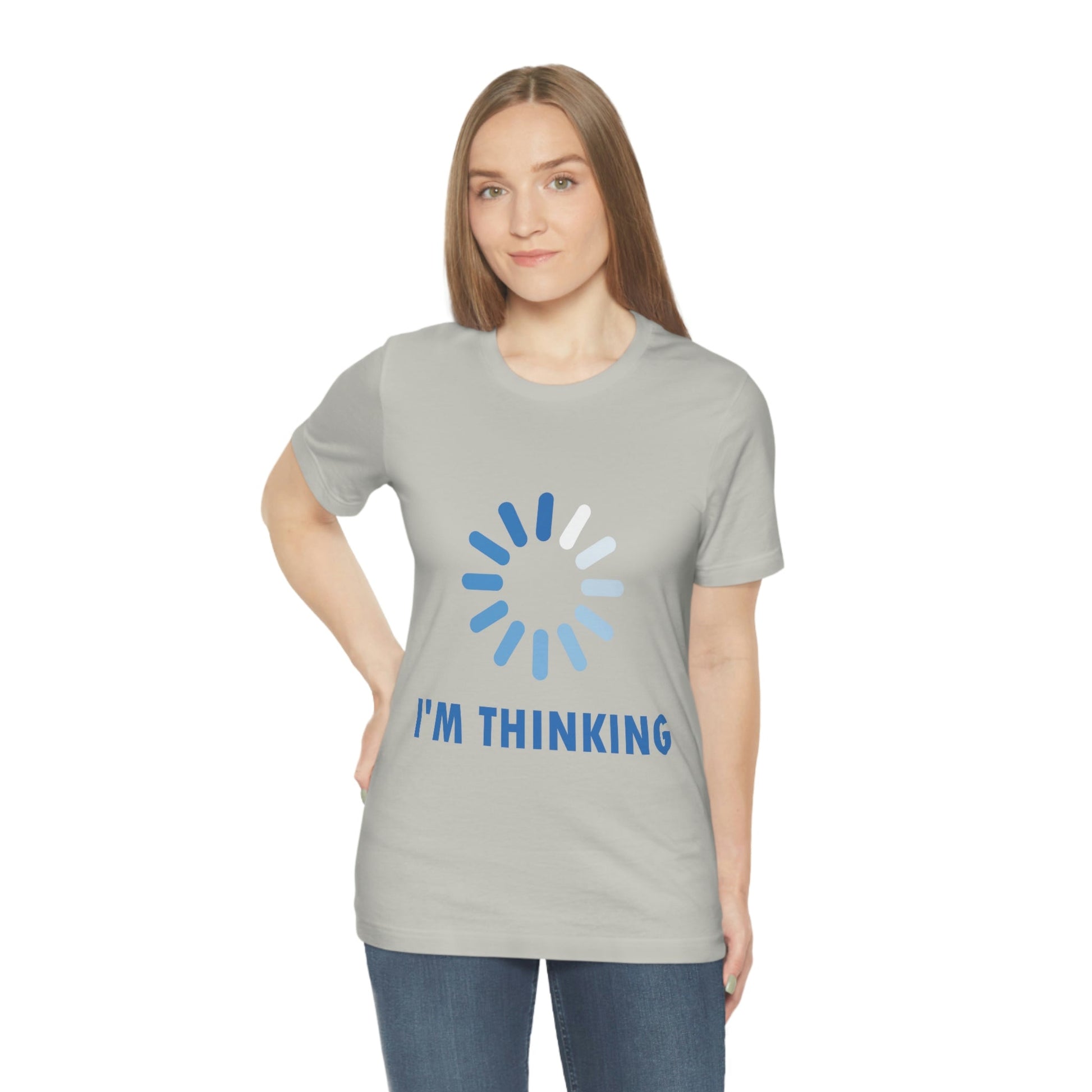 I`m Thinking Computer Nerd Funny Quotes Unisex Jersey Short Sleeve T-Shirt Ichaku [Perfect Gifts Selection]