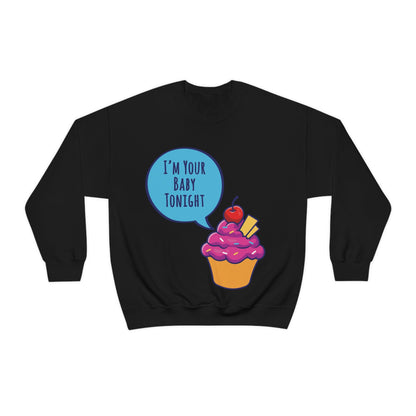 I`m Your Baby Tonight Retro Movie Unisex Heavy Blend™ Crewneck Sweatshirt Ichaku [Perfect Gifts Selection]