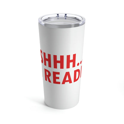 I'm reading Book Lovers Educational Quotes Stainless Steel Hot or Cold Vacuum Tumbler 20oz Ichaku [Perfect Gifts Selection]