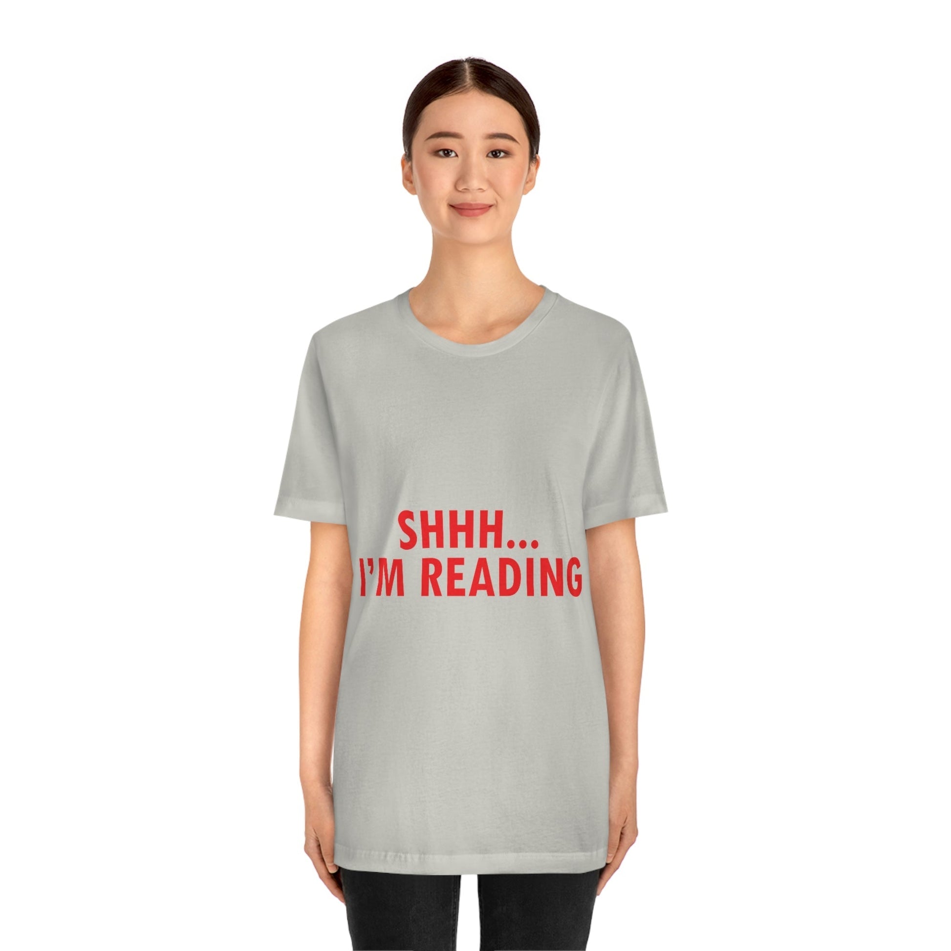 I'm reading Book Lovers Educational Quotes Unisex Jersey Short Sleeve T-Shirt Ichaku [Perfect Gifts Selection]