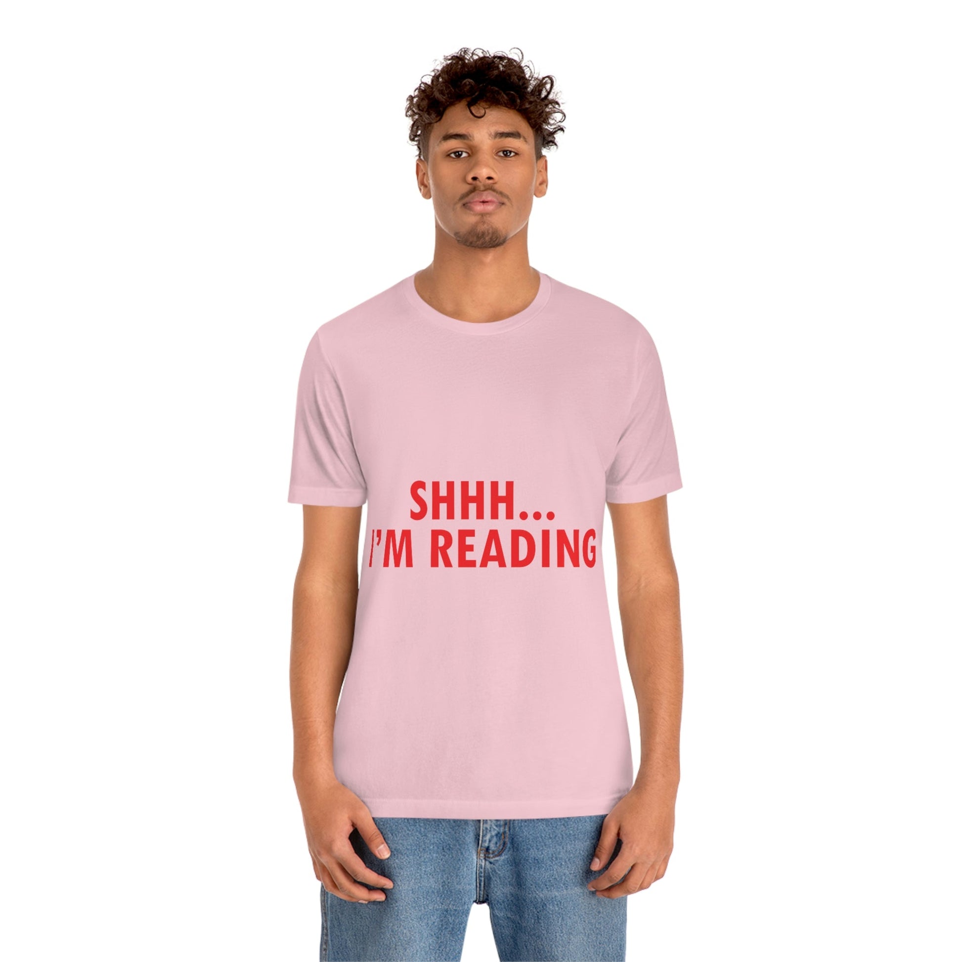 I'm reading Book Lovers Educational Quotes Unisex Jersey Short Sleeve T-Shirt Ichaku [Perfect Gifts Selection]