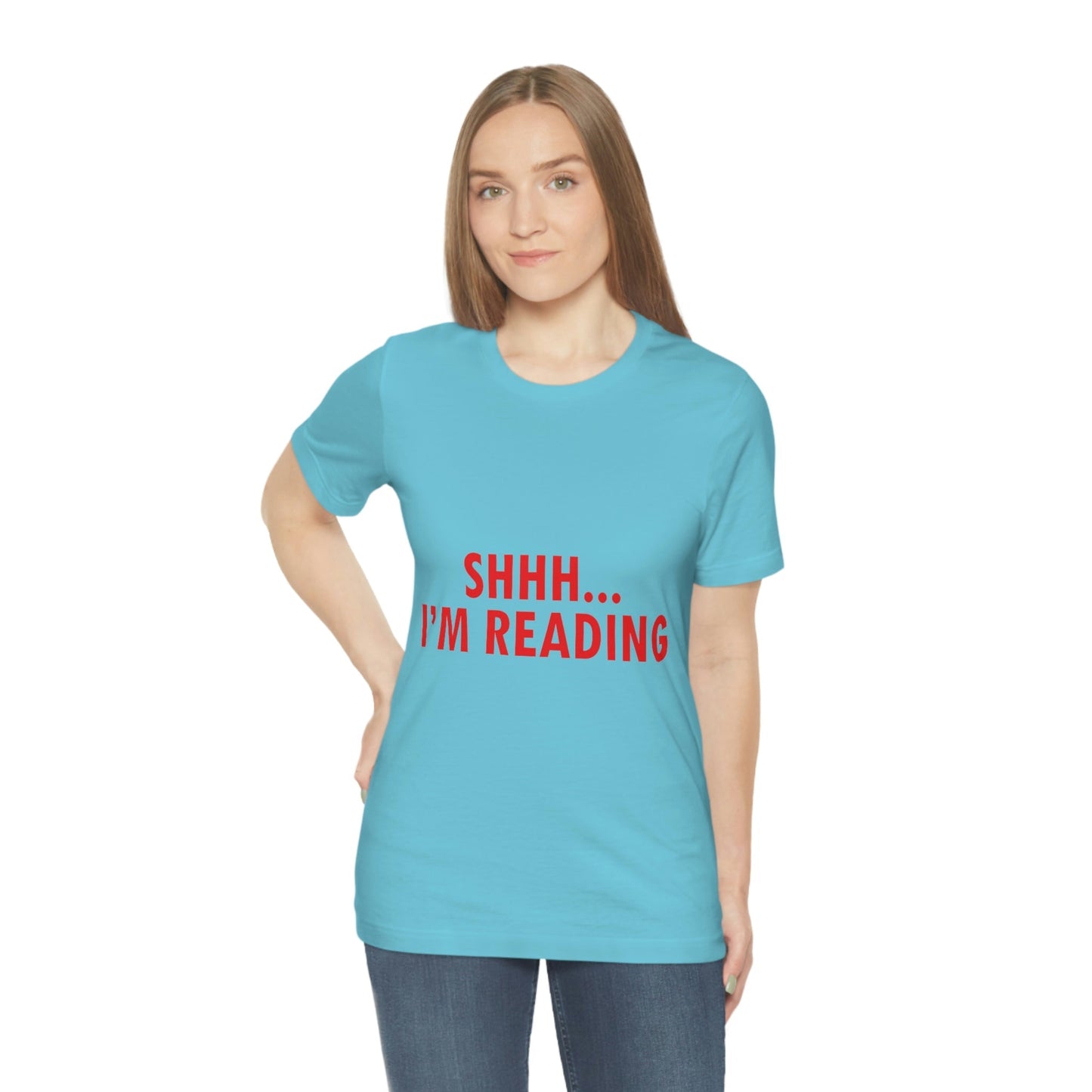 I'm reading Book Lovers Educational Quotes Unisex Jersey Short Sleeve T-Shirt Ichaku [Perfect Gifts Selection]