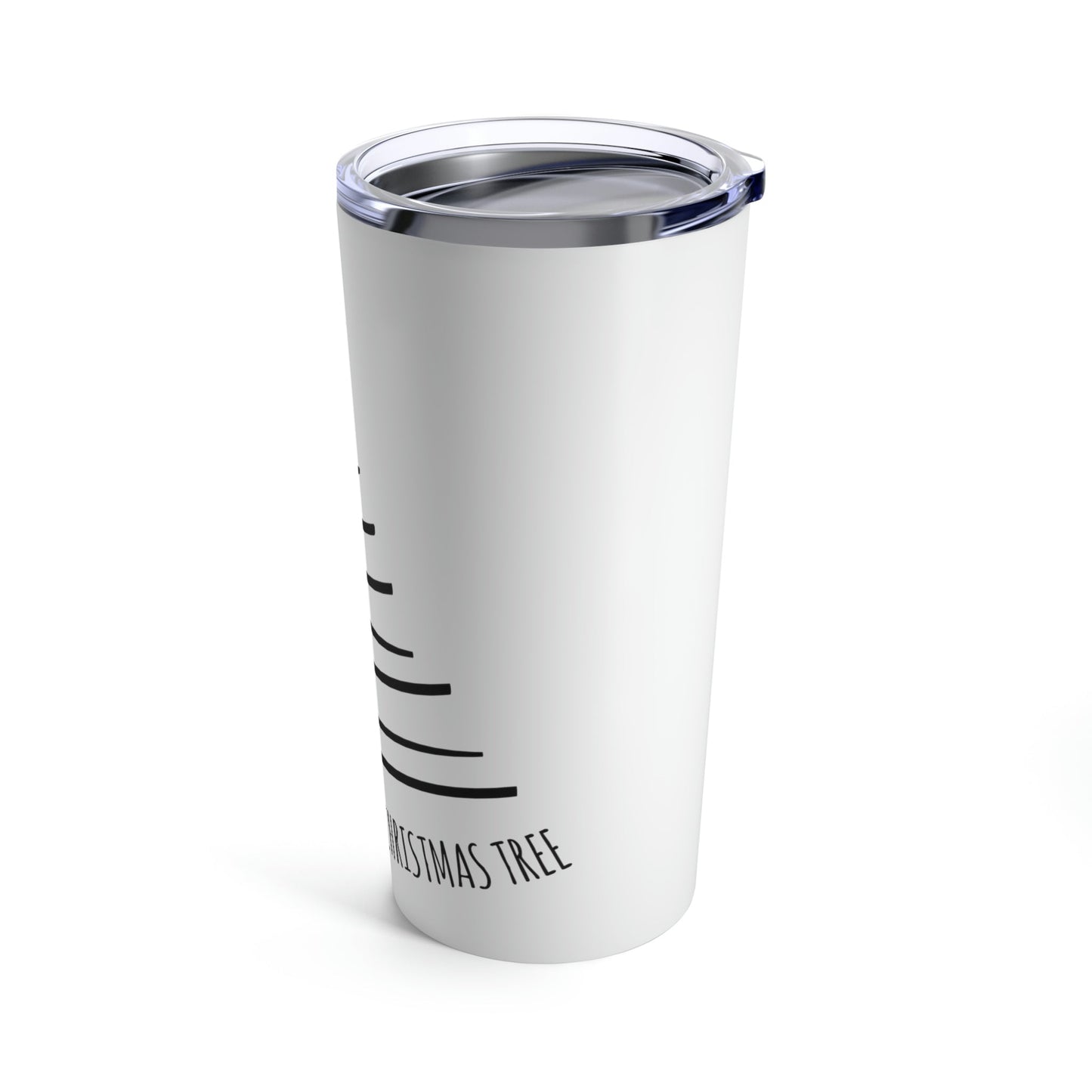 I've Picked You A Christmas Tree Happy Holidays Minimal Art Stainless Steel Hot or Cold Vacuum Tumbler 20oz Ichaku [Perfect Gifts Selection]