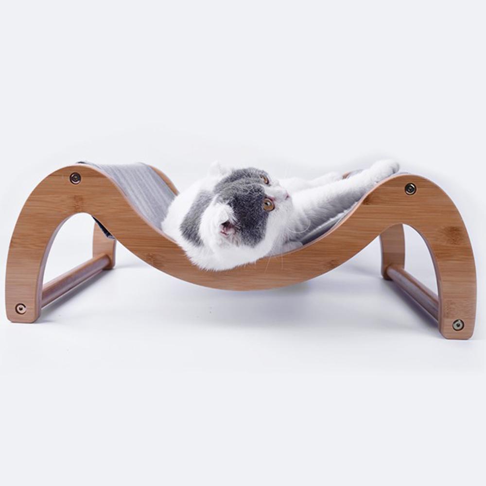 INSTACHEW Raunji Cat Hammock for Small to Medium Pets, Durable Flat Ichaku [Perfect Gifts Selection]