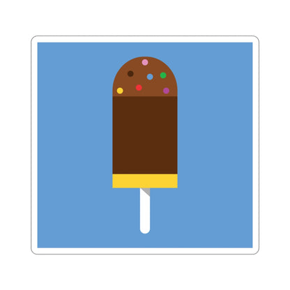 Ice Cream Lover Minimal Abstract Art Die-Cut Sticker Ichaku [Perfect Gifts Selection]