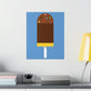 Ice Cream Lover Minimal Abstract Art Premium Matte Vertical Posters Ichaku [Perfect Gifts Selection]