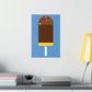 Ice Cream Lover Minimal Abstract Art Premium Matte Vertical Posters Ichaku [Perfect Gifts Selection]