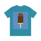 Ice Cream Lover Minimal Abstract Art Unisex Jersey Short Sleeve T-Shirt Ichaku [Perfect Gifts Selection]