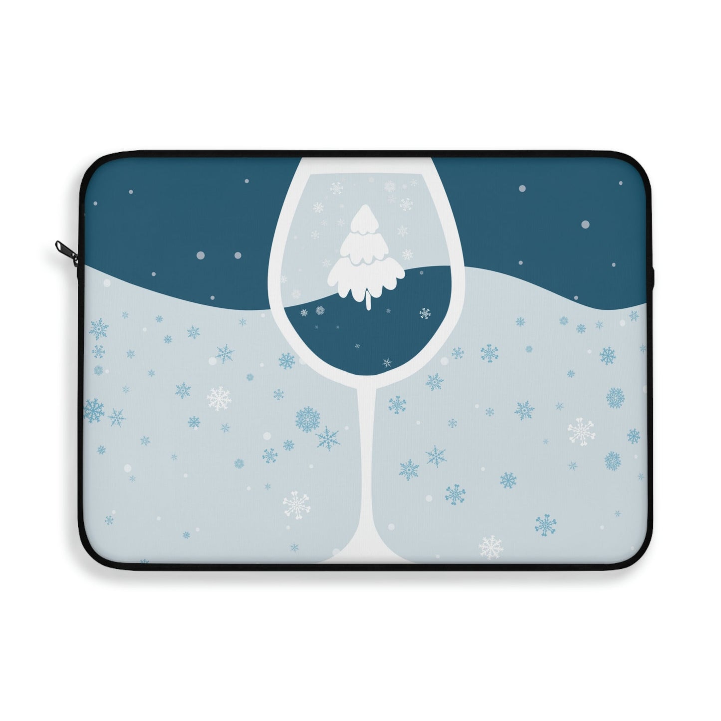 Ice Wine Winter Holidays Art Laptop Sleeve Ichaku [Perfect Gifts Selection]