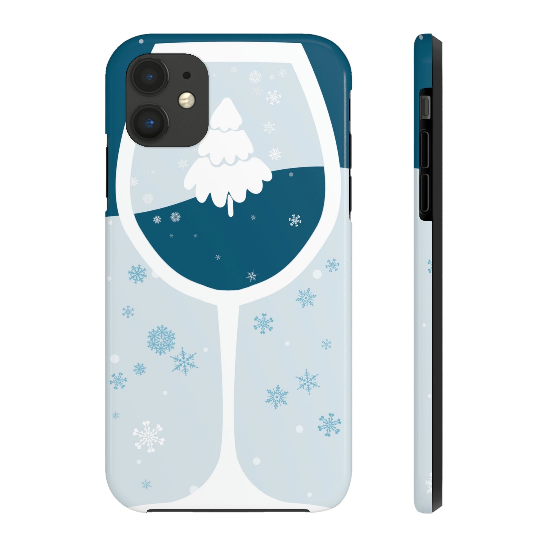 Ice Wine Winter Holidays Art Tough Phone Cases Case-Mate Ichaku [Perfect Gifts Selection]