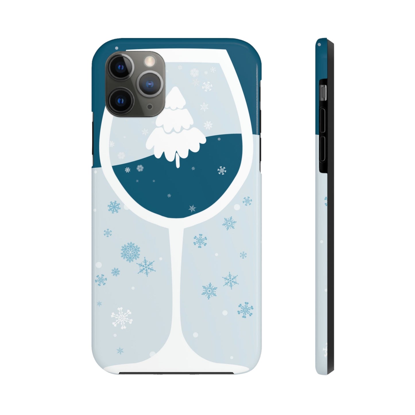 Ice Wine Winter Holidays Art Tough Phone Cases Case-Mate Ichaku [Perfect Gifts Selection]