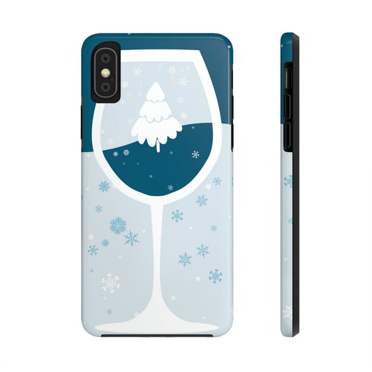 Ice Wine Winter Holidays Art Tough Phone Cases Case-Mate Ichaku [Perfect Gifts Selection]