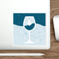 Ice Wine Winter Holidays Die-Cut Sticker Ichaku [Perfect Gifts Selection]