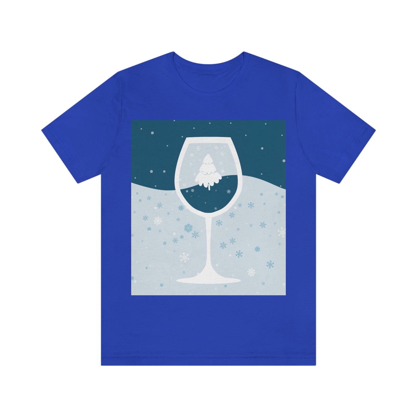 Ice Wine Winter Holidays Unisex Jersey Short Sleeve T-Shirt Ichaku [Perfect Gifts Selection]