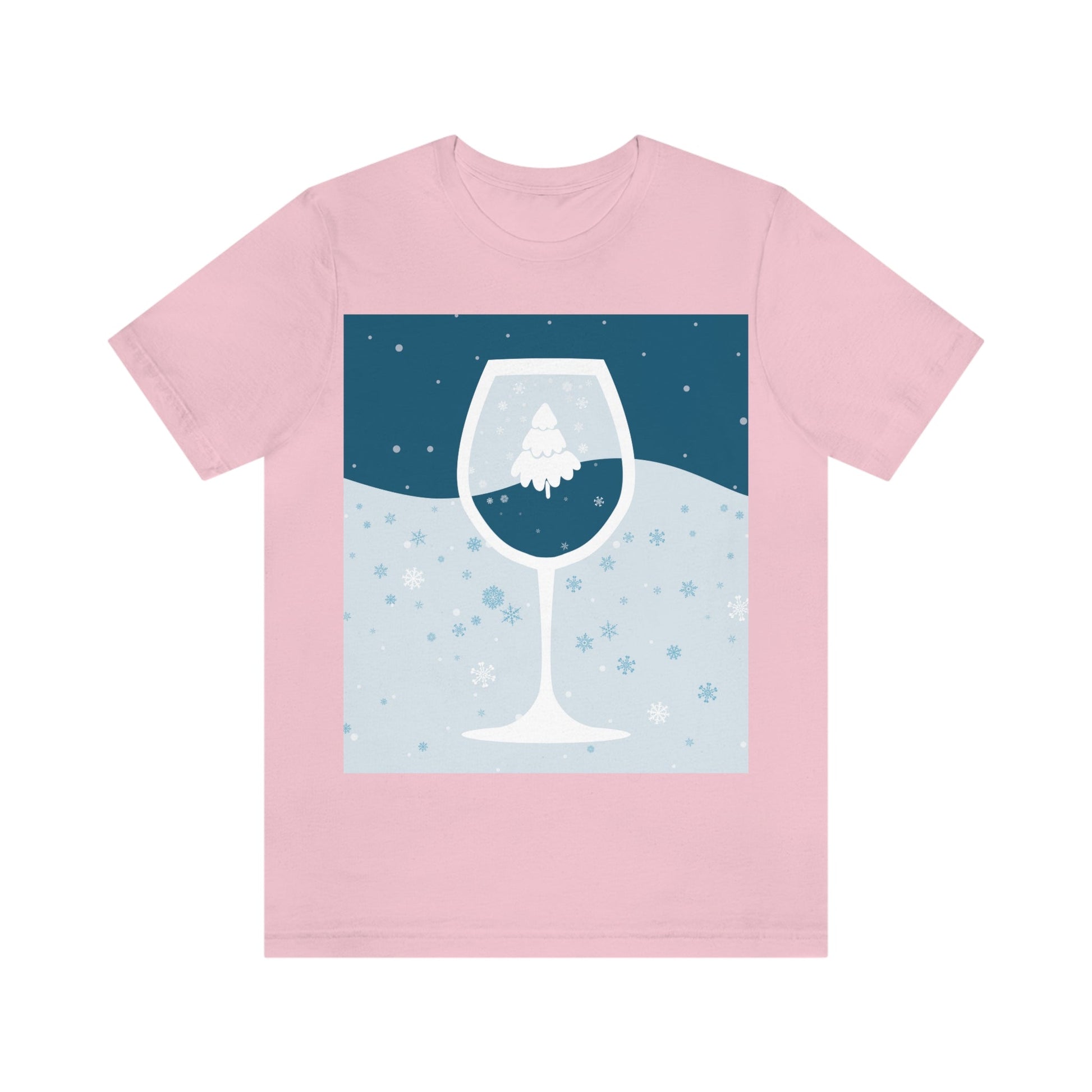 Ice Wine Winter Holidays Unisex Jersey Short Sleeve T-Shirt Ichaku [Perfect Gifts Selection]