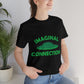 Imaginal Connection Aliens UFO Funny Quotes Humor Unisex Jersey Short Sleeve T-Shirt Ichaku [Perfect Gifts Selection]