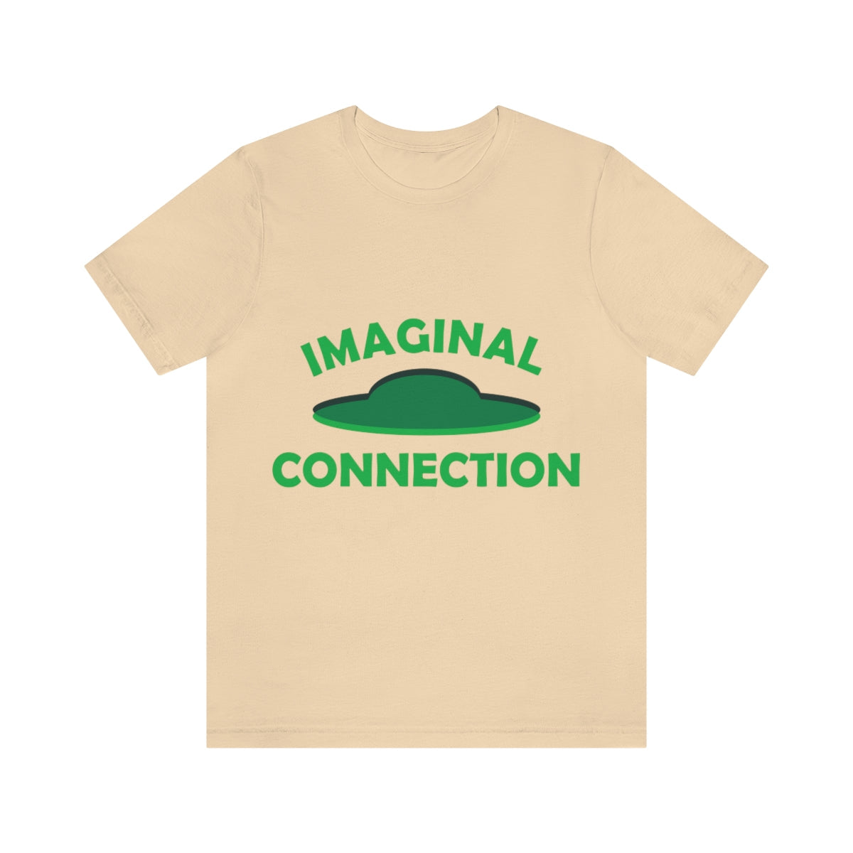 Imaginal Connection Aliens UFO Funny Quotes Humor Unisex Jersey Short Sleeve T-Shirt Ichaku [Perfect Gifts Selection]