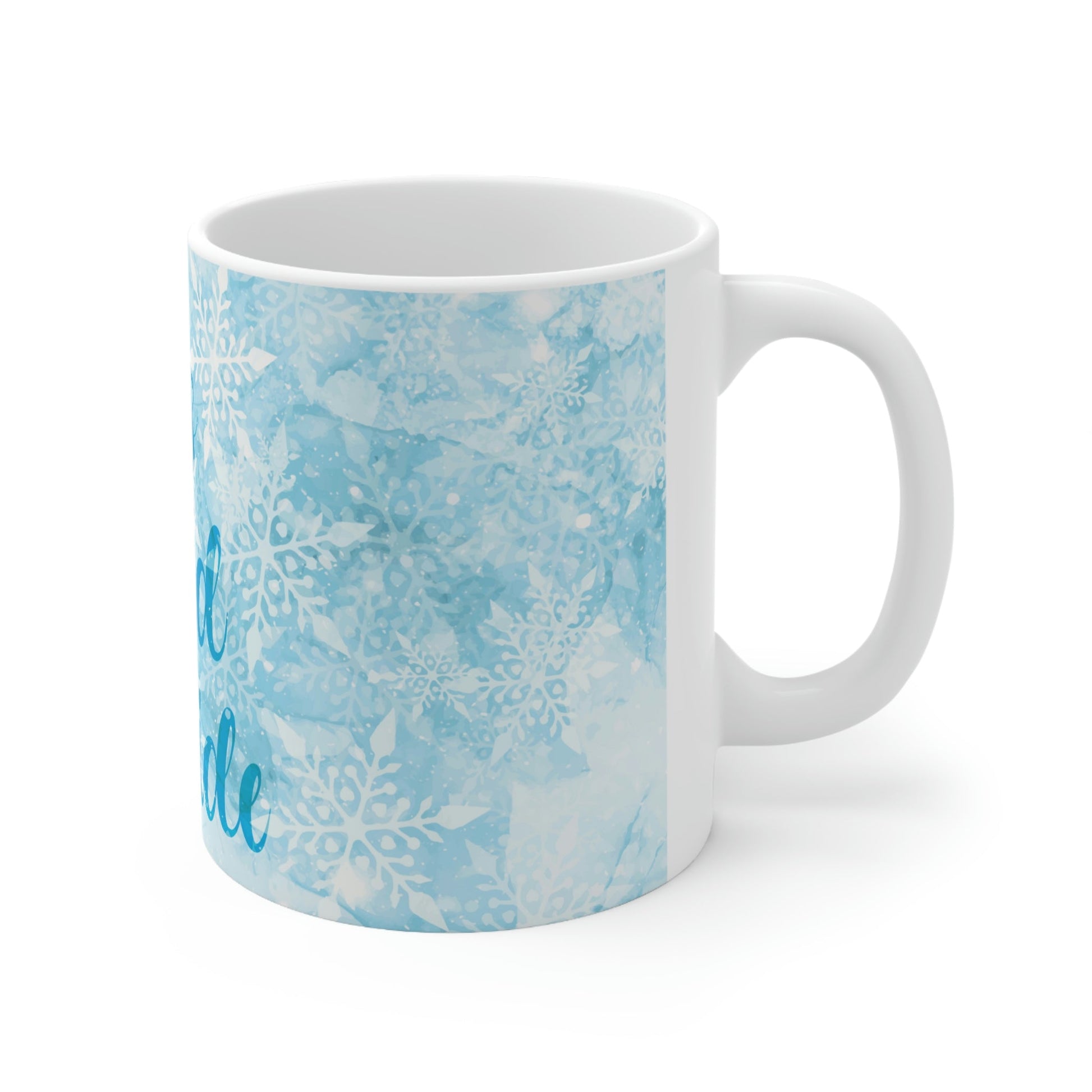 It`s Cold Outside Winter Snow Art Ceramic Mug 11oz Ichaku [Perfect Gifts Selection]