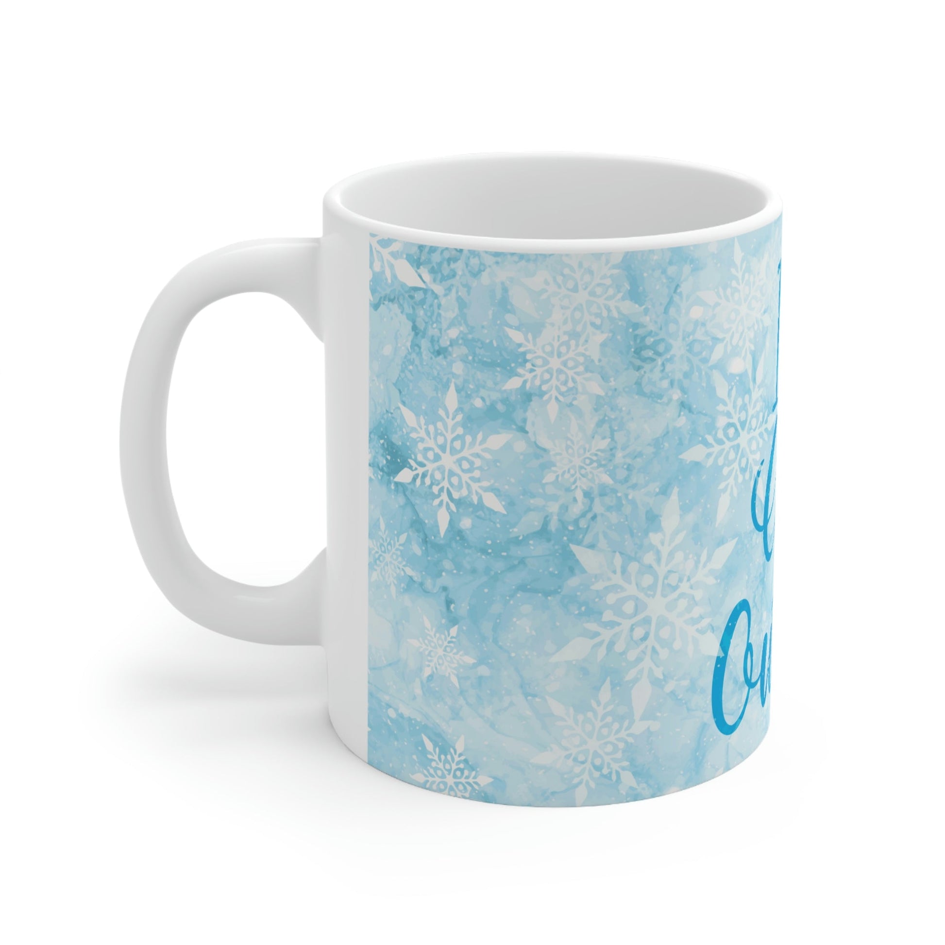 It`s Cold Outside Winter Snow Art Ceramic Mug 11oz Ichaku [Perfect Gifts Selection]