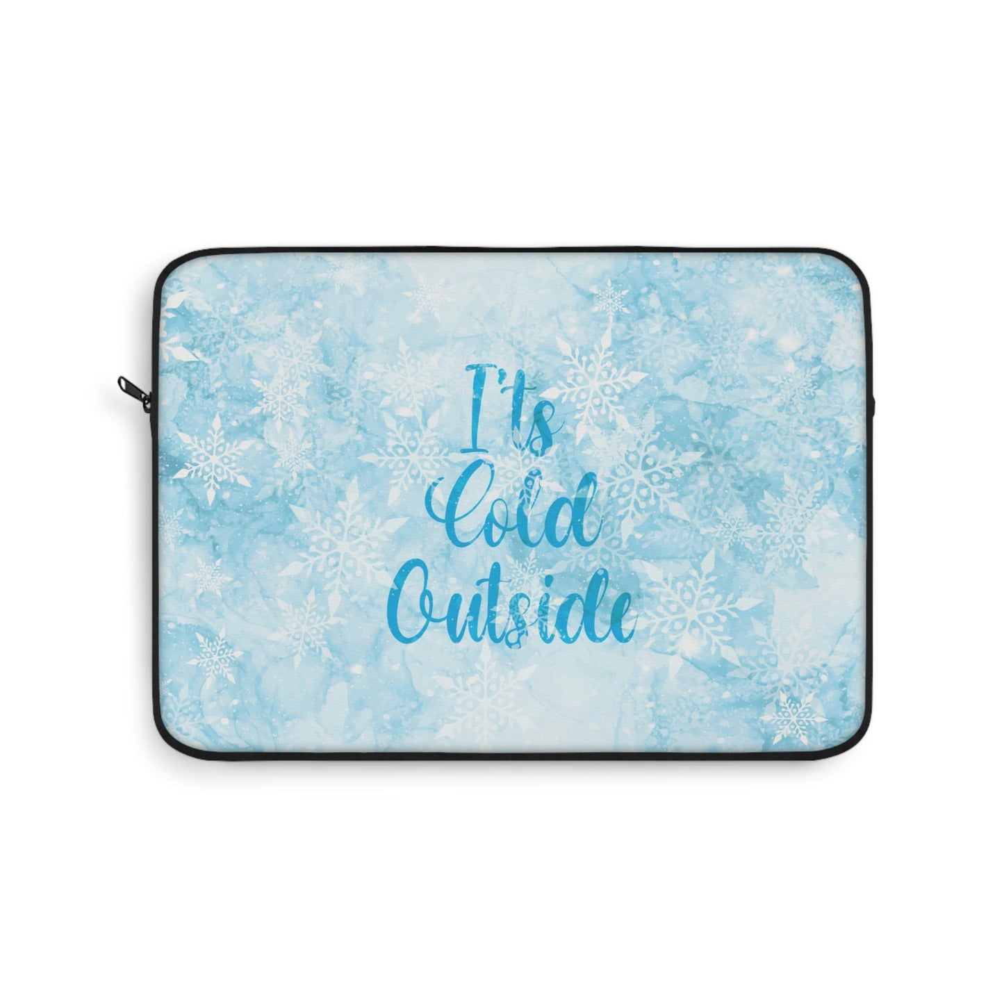 It`s Cold Outside Winter Snow Art Laptop Sleeve Ichaku [Perfect Gifts Selection]