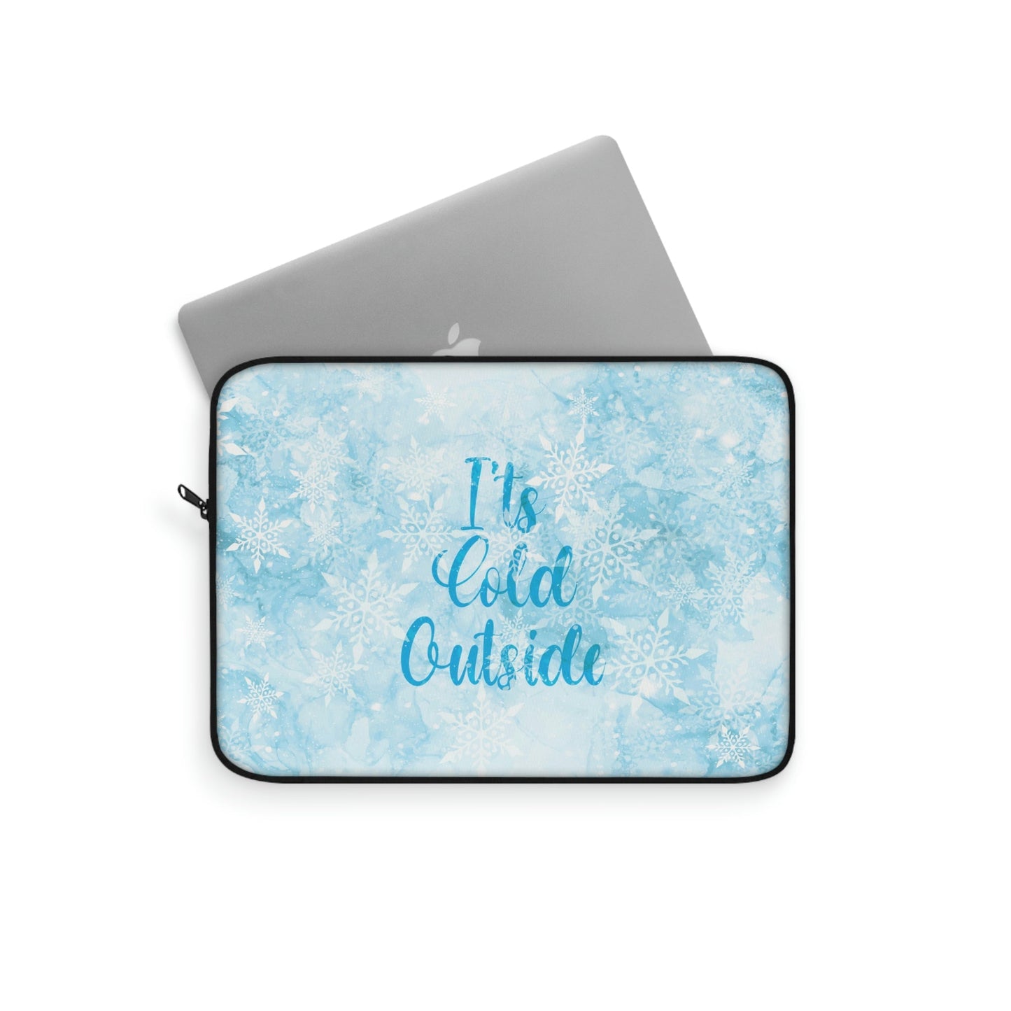 It`s Cold Outside Winter Snow Art Laptop Sleeve Ichaku [Perfect Gifts Selection]