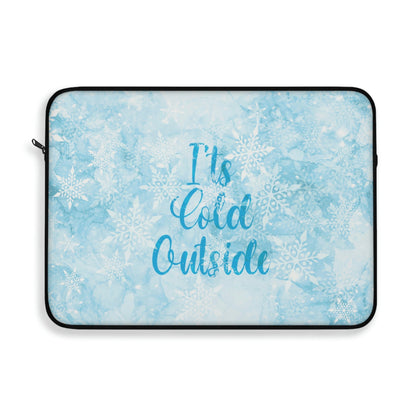 It`s Cold Outside Winter Snow Art Laptop Sleeve Ichaku [Perfect Gifts Selection]