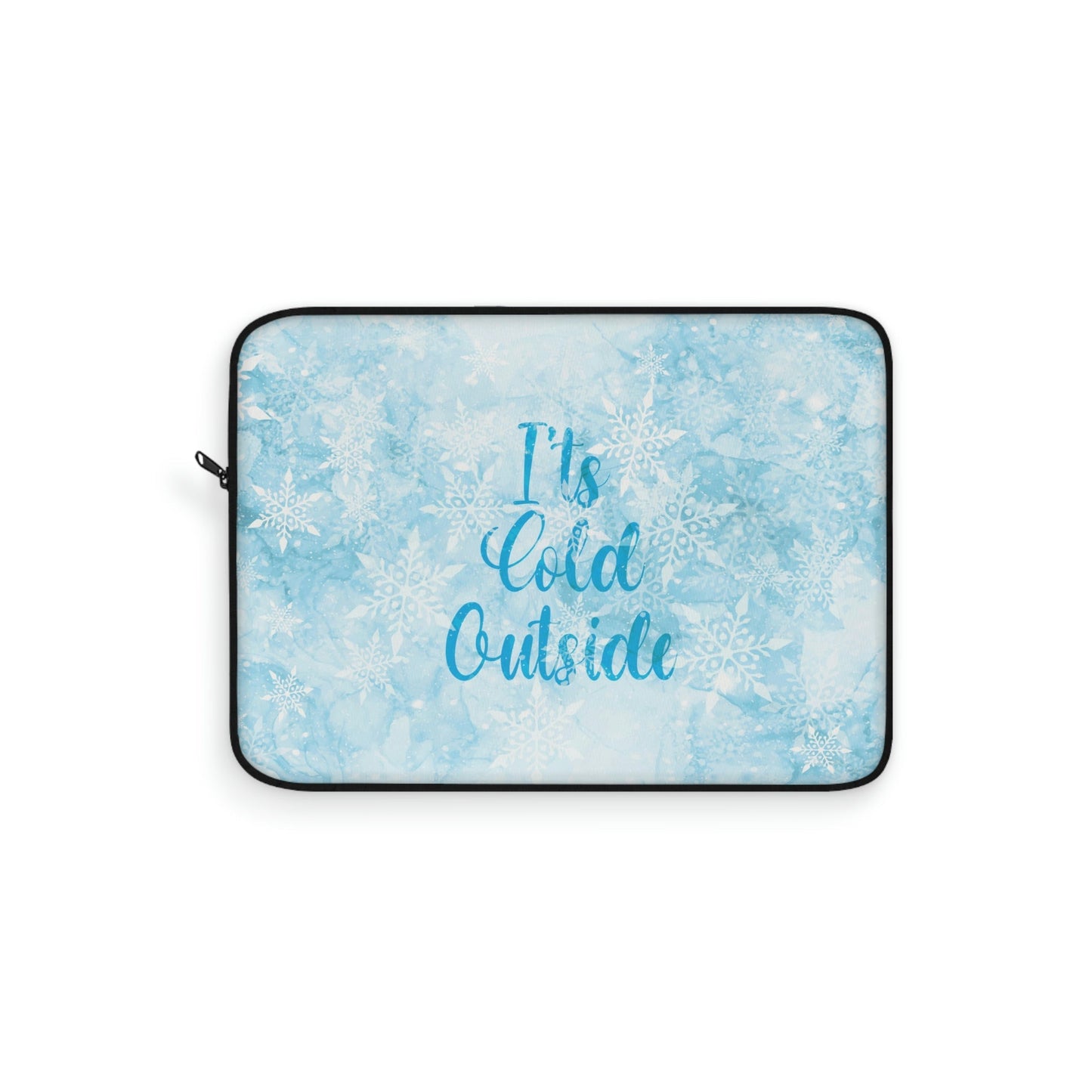 It`s Cold Outside Winter Snow Art Laptop Sleeve Ichaku [Perfect Gifts Selection]