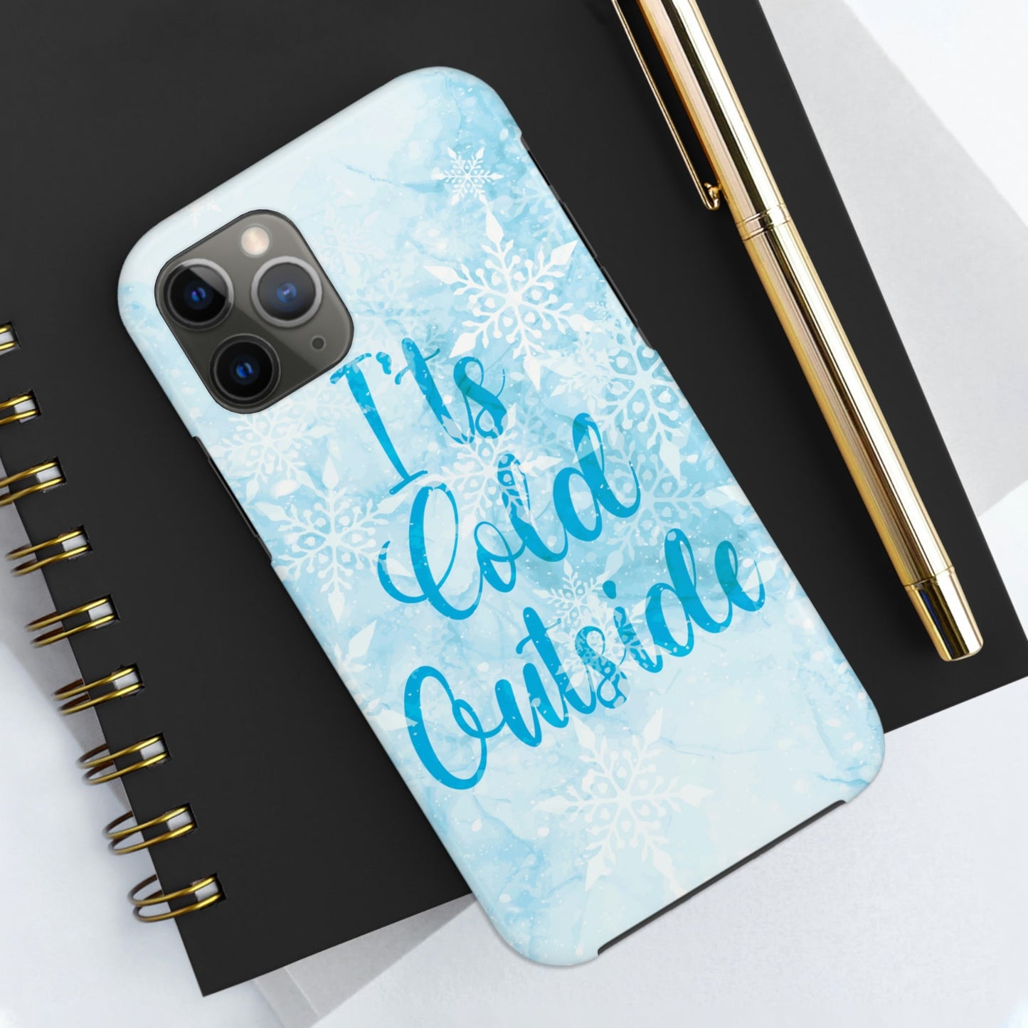 It`s Cold Outside Winter Snow Art Tough Phone Cases Case-Mate Ichaku [Perfect Gifts Selection]