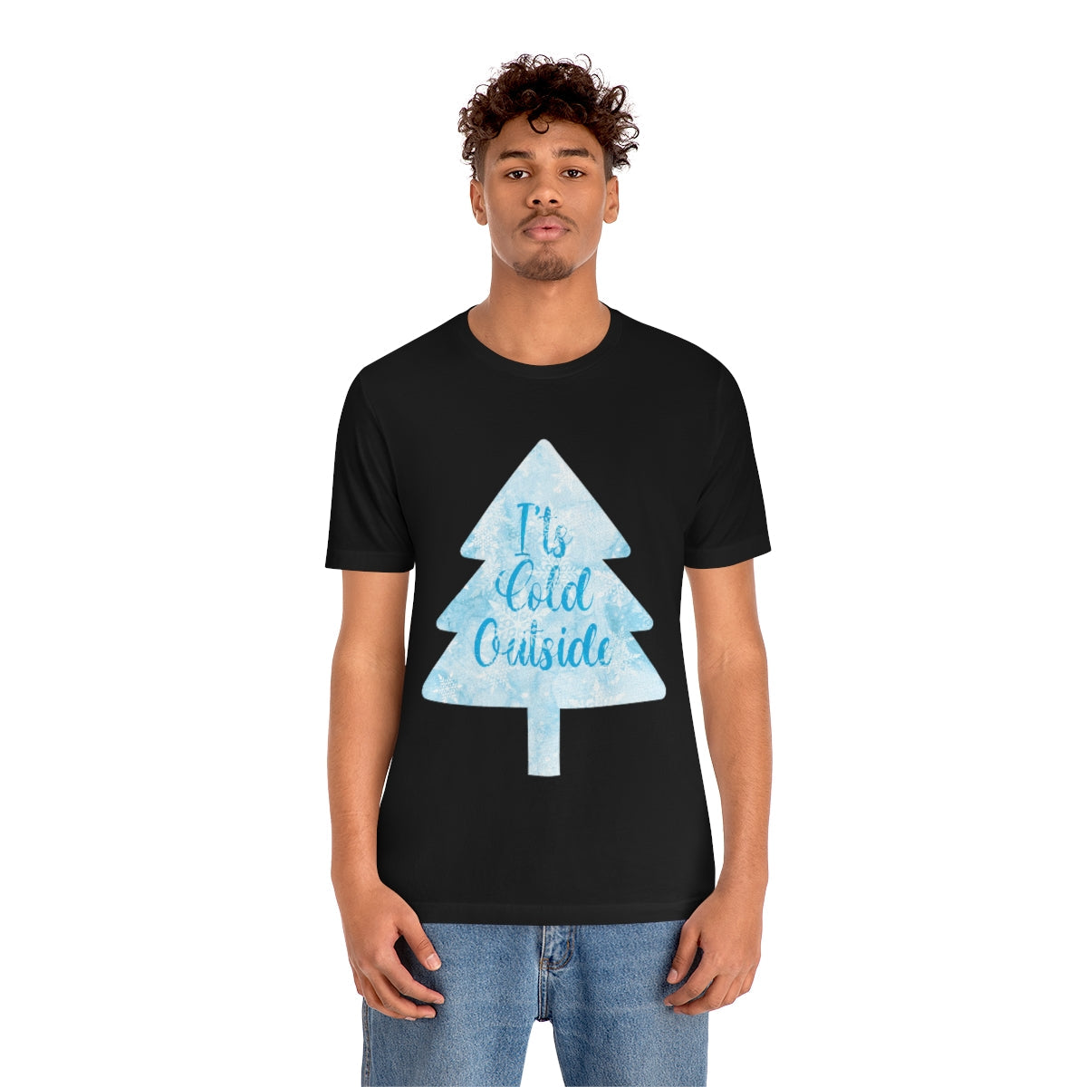 It`s Cold Outside Winter Snow Christmas Unisex Jersey Short Sleeve T-Shirt Ichaku [Perfect Gifts Selection]