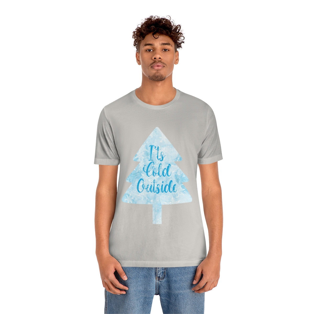 It`s Cold Outside Winter Snow Christmas Unisex Jersey Short Sleeve T-Shirt Ichaku [Perfect Gifts Selection]