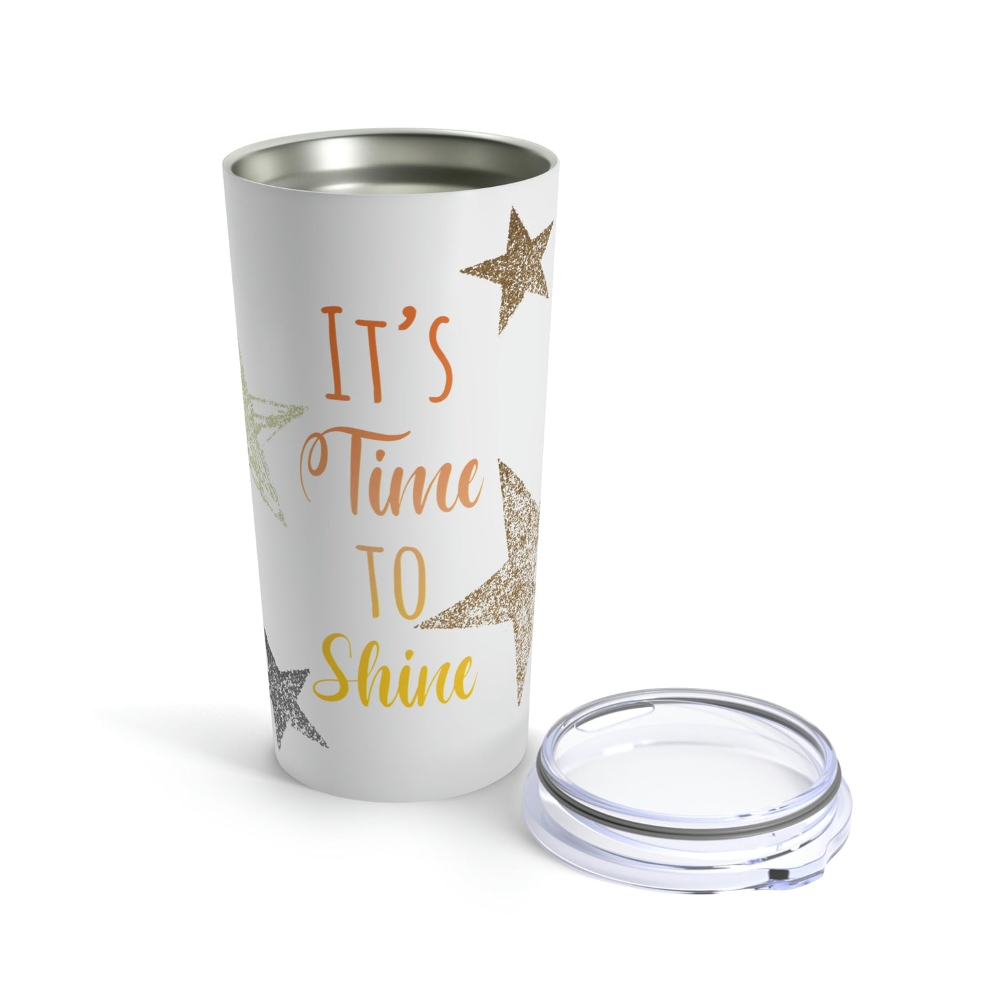 It`s Time To Shine Magic Christmas Gift Happy New Year Stainless Steel Hot or Cold Vacuum Tumbler 20oz Ichaku [Perfect Gifts Selection]