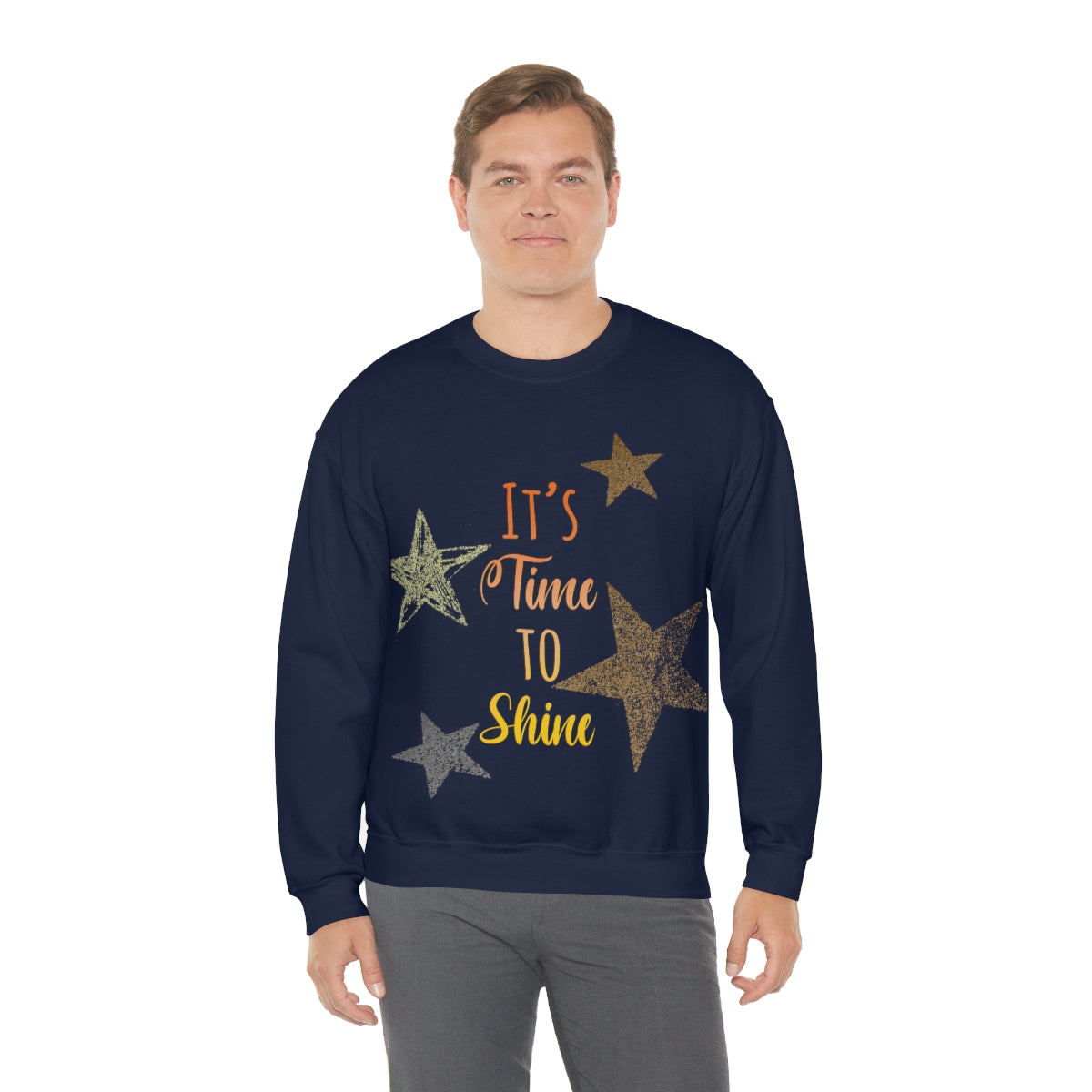 It`s Time To Shine Magic Christmas Gift Happy New Year Unisex Heavy Blend™ Crewneck Sweatshirt Ichaku [Perfect Gifts Selection]