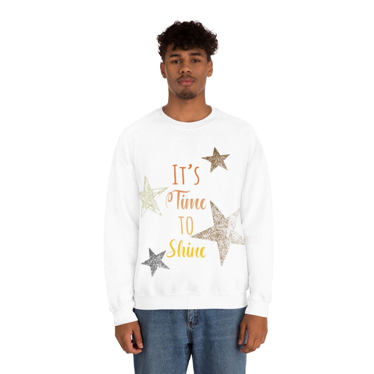 It`s Time To Shine Magic Christmas Gift Happy New Year Unisex Heavy Blend™ Crewneck Sweatshirt Ichaku [Perfect Gifts Selection]