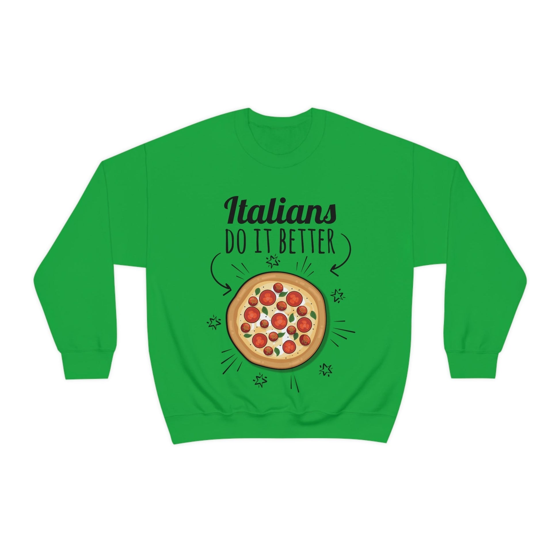 Italians Do It Better Pizza Lovers Unisex Heavy Blend™ Crewneck Sweatshirt Ichaku [Perfect Gifts Selection]