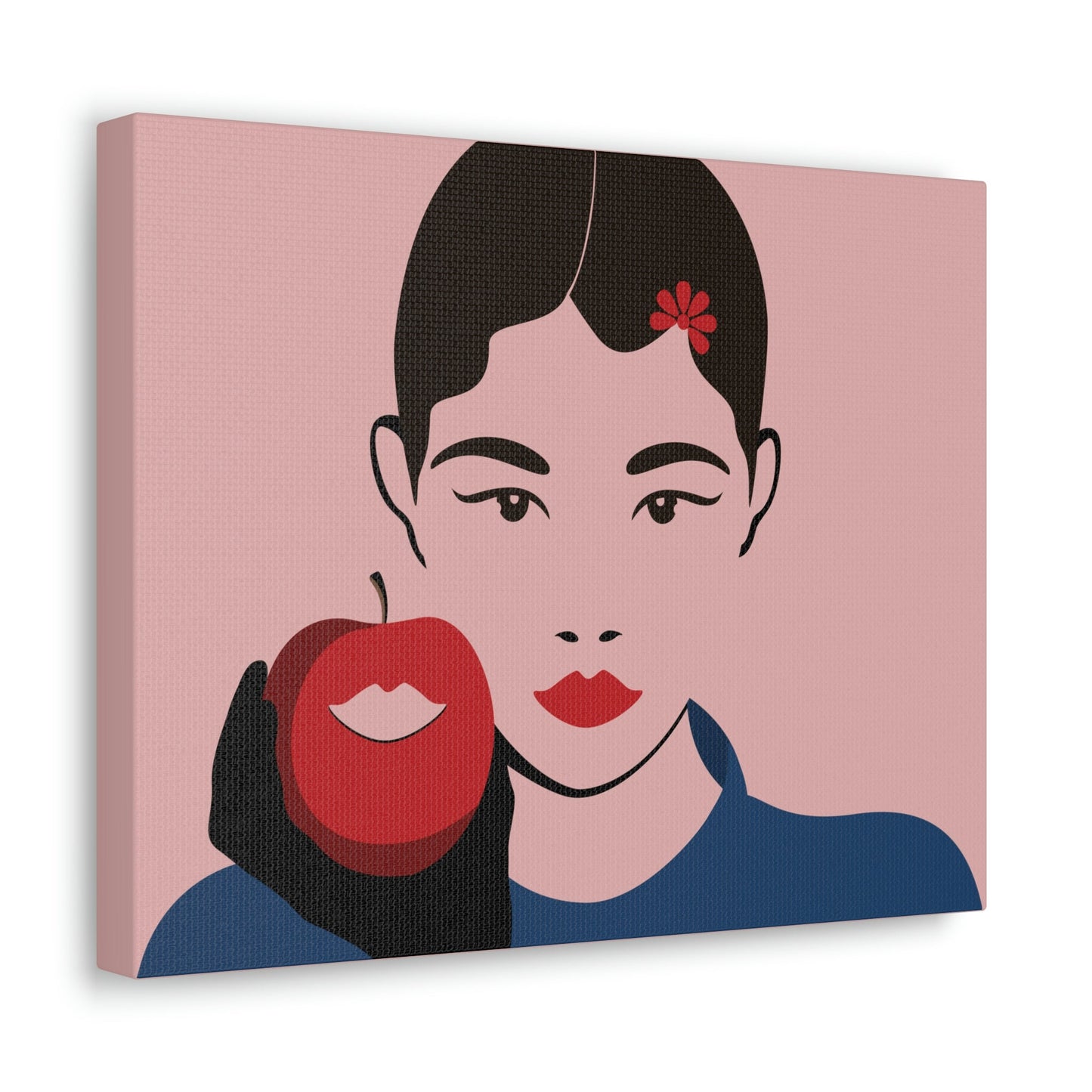 Japan Art Minimal Aesthetic Asian Woman Portrait Style Classic Graphic Canvas Gallery Wraps Ichaku [Perfect Gifts Selection]