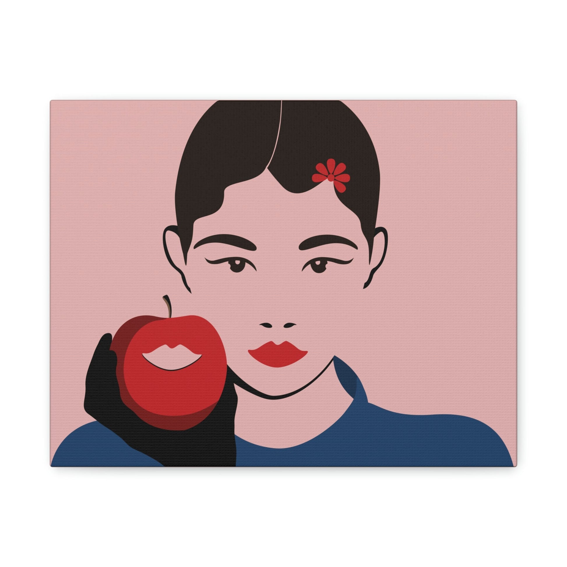 Japan Art Minimal Aesthetic Asian Woman Portrait Style Classic Graphic Canvas Gallery Wraps Ichaku [Perfect Gifts Selection]