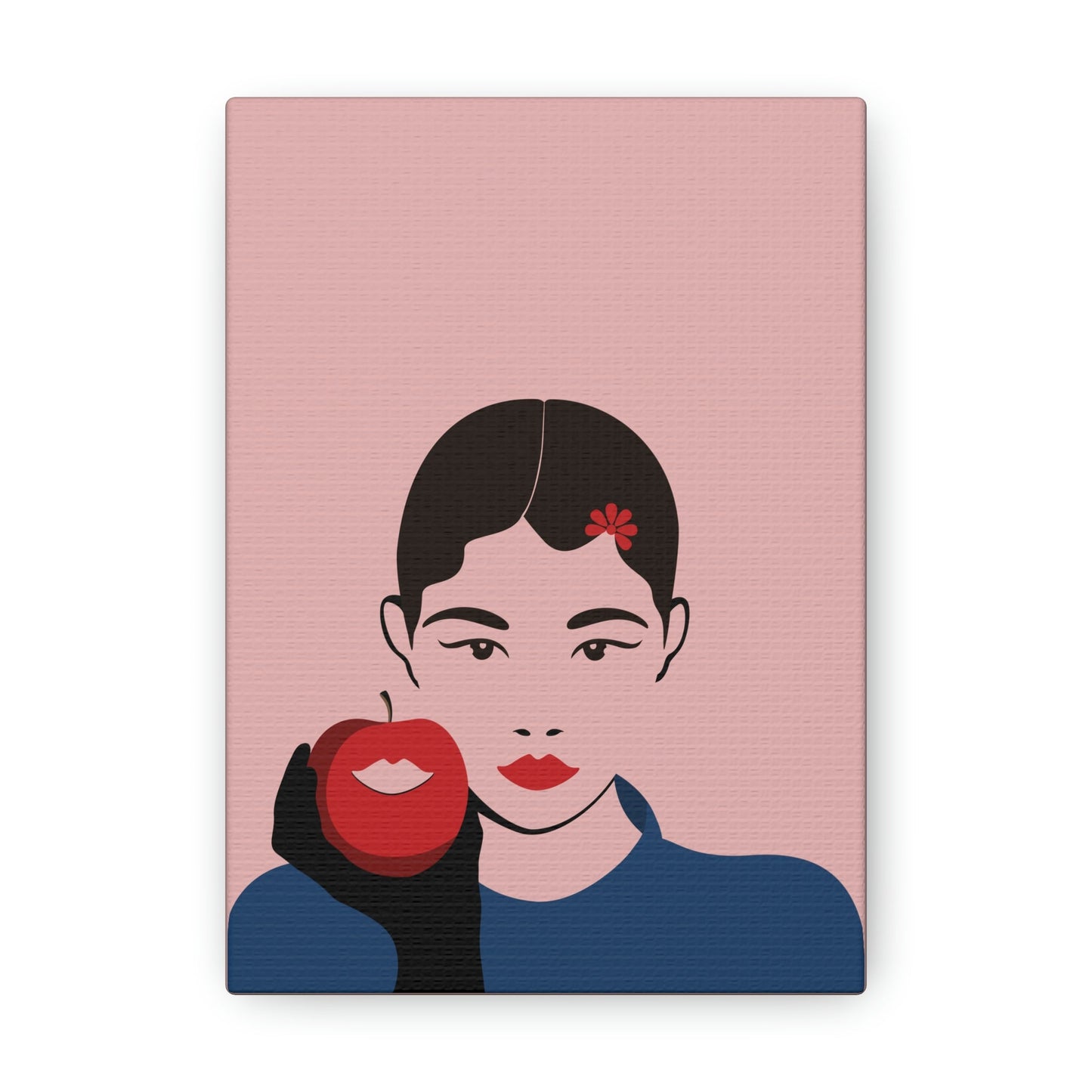 Japan Art Minimal Aesthetic Asian Woman Portrait Style Classic Graphic Canvas Gallery Wraps Ichaku [Perfect Gifts Selection]