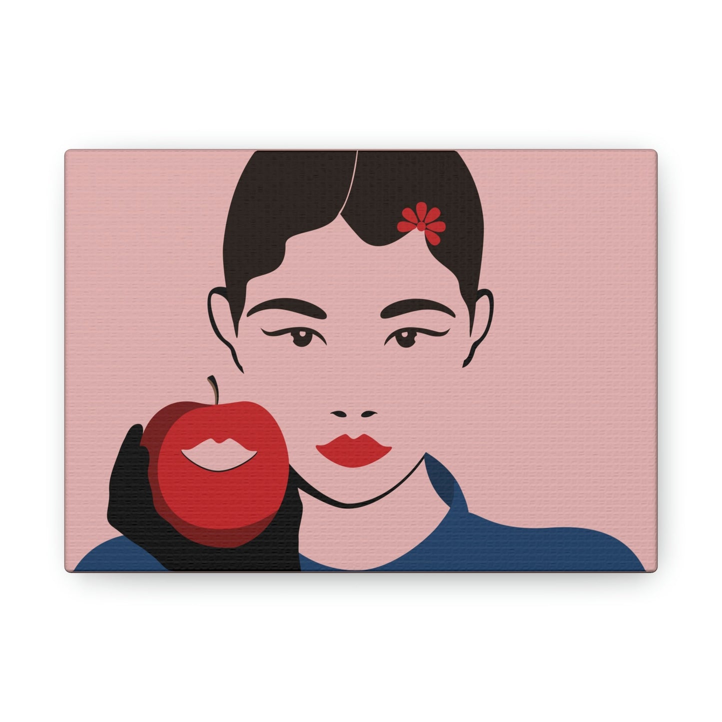 Japan Art Minimal Aesthetic Asian Woman Portrait Style Classic Graphic Canvas Gallery Wraps Ichaku [Perfect Gifts Selection]