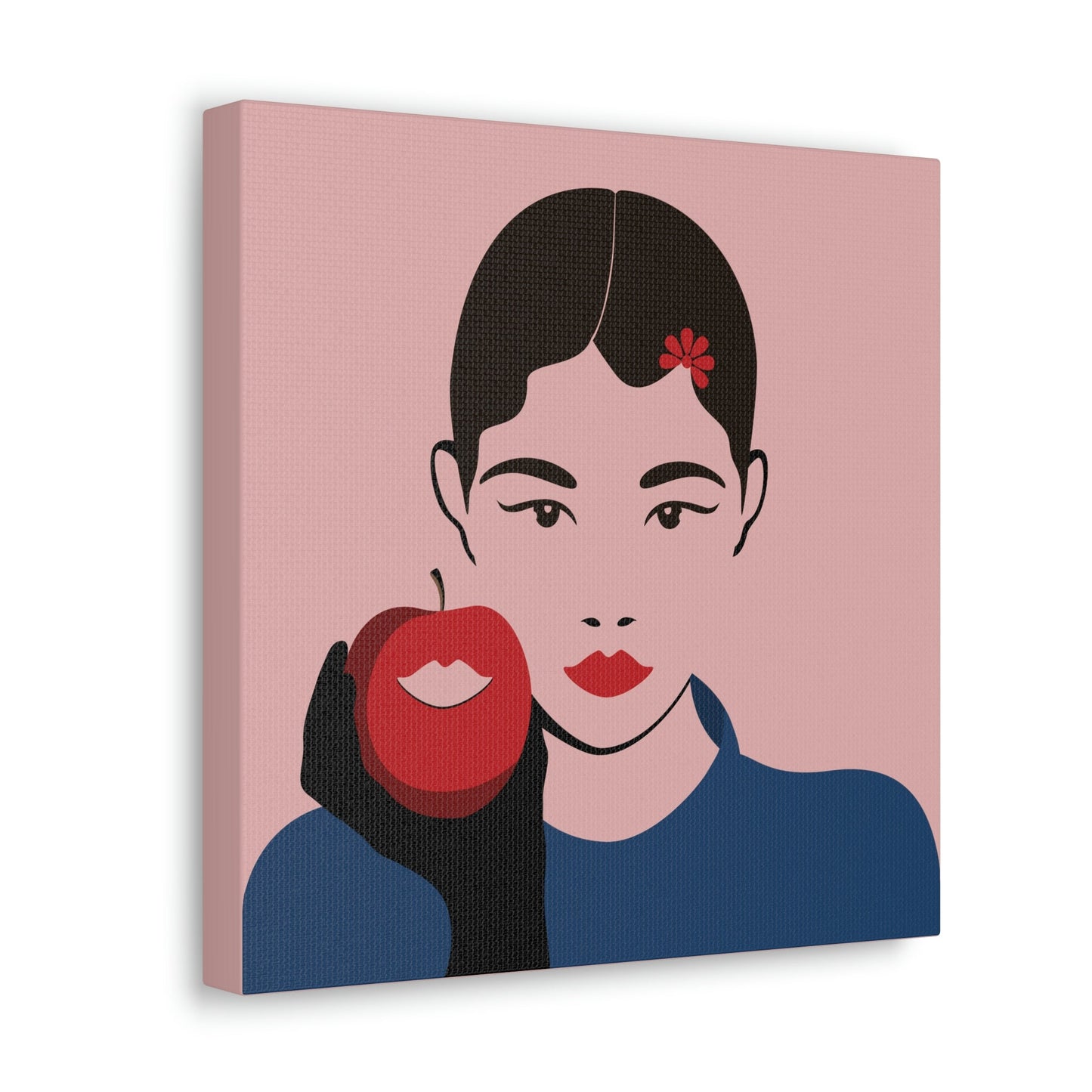 Japan Art Minimal Aesthetic Asian Woman Portrait Style Classic Graphic Canvas Gallery Wraps Ichaku [Perfect Gifts Selection]