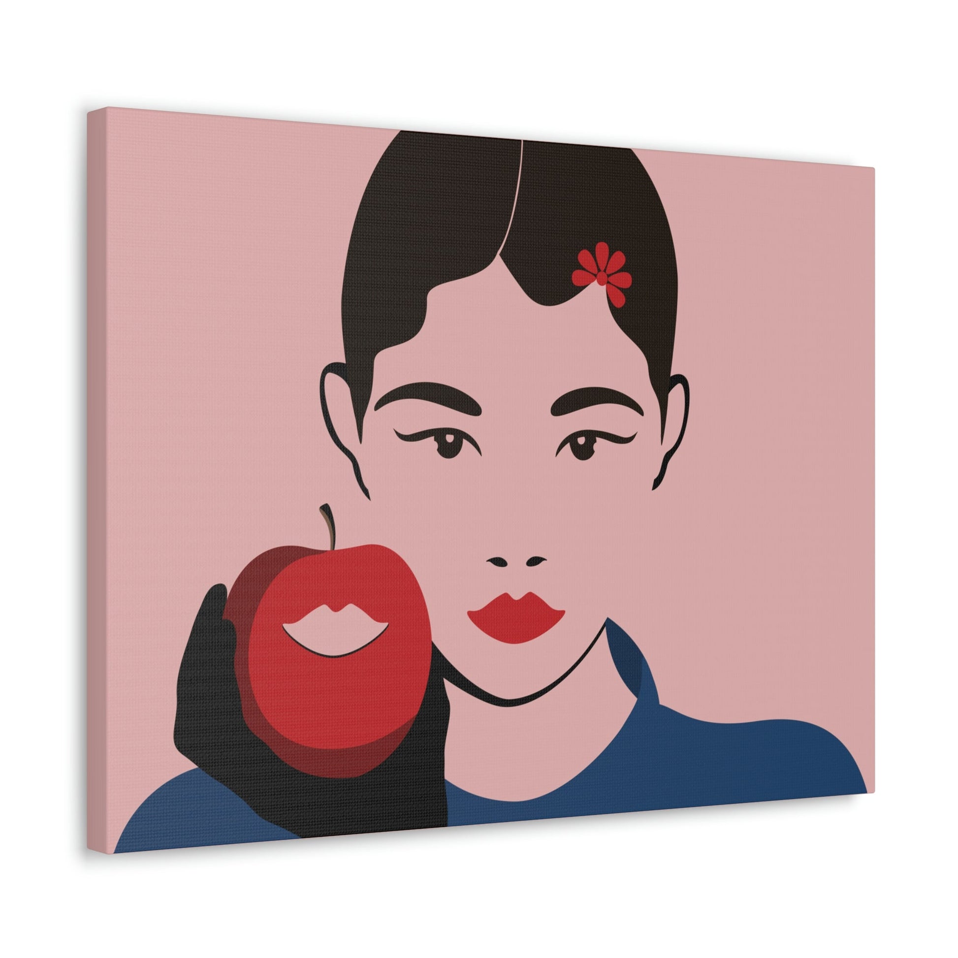 Japan Art Minimal Aesthetic Asian Woman Portrait Style Classic Graphic Canvas Gallery Wraps Ichaku [Perfect Gifts Selection]