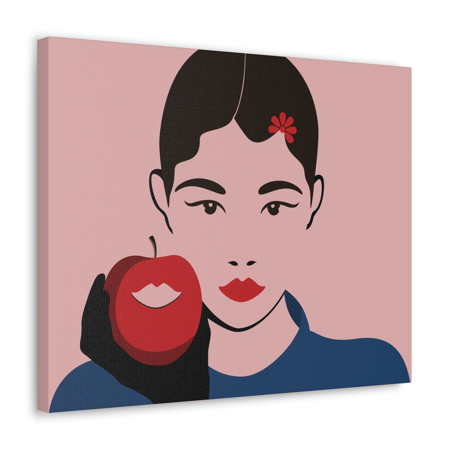 Japan Art Minimal Aesthetic Asian Woman Portrait Style Classic Graphic Canvas Gallery Wraps Ichaku [Perfect Gifts Selection]