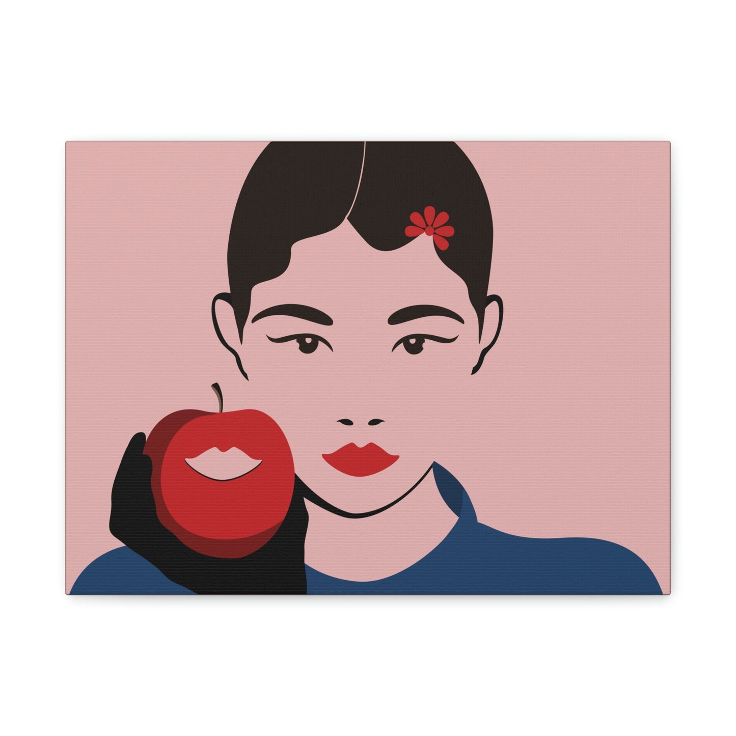 Japan Art Minimal Aesthetic Asian Woman Portrait Style Classic Graphic Canvas Gallery Wraps Ichaku [Perfect Gifts Selection]