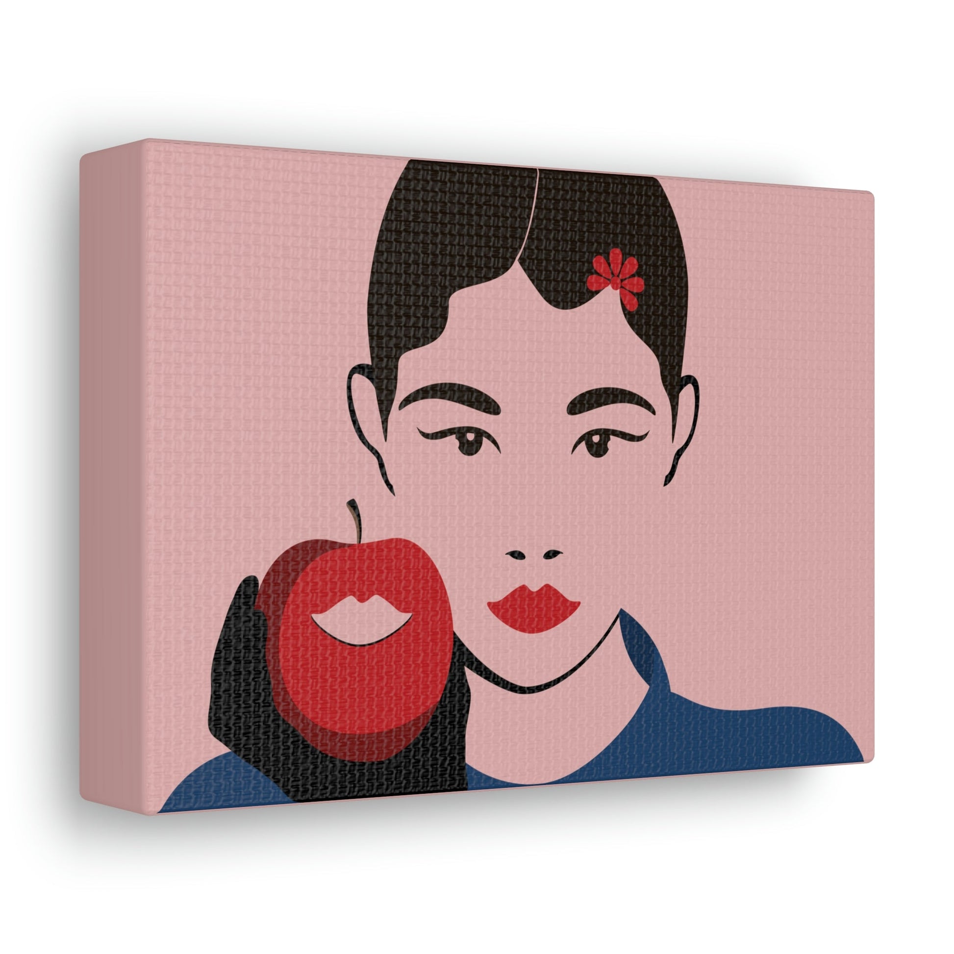 Japan Art Minimal Aesthetic Asian Woman Portrait Style Classic Graphic Canvas Gallery Wraps Ichaku [Perfect Gifts Selection]