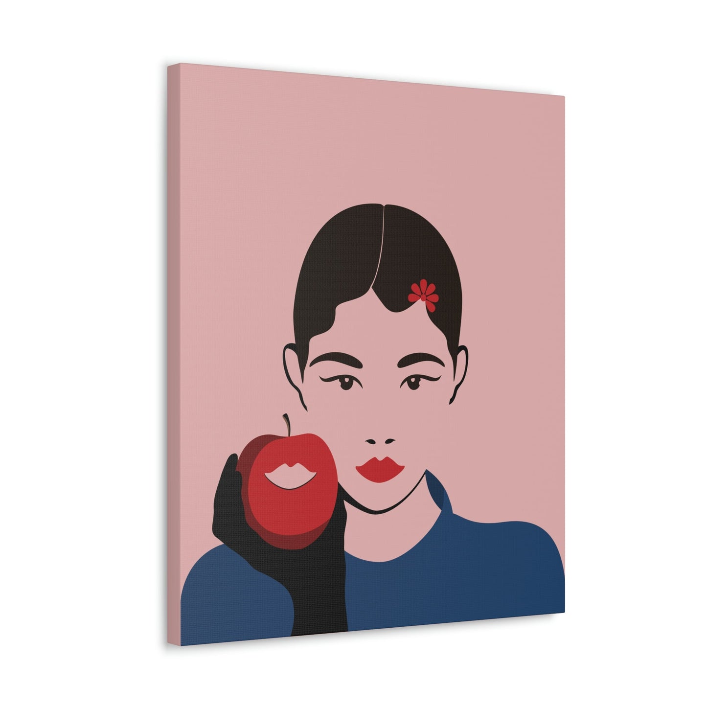 Japan Art Minimal Aesthetic Asian Woman Portrait Style Classic Graphic Canvas Gallery Wraps Ichaku [Perfect Gifts Selection]