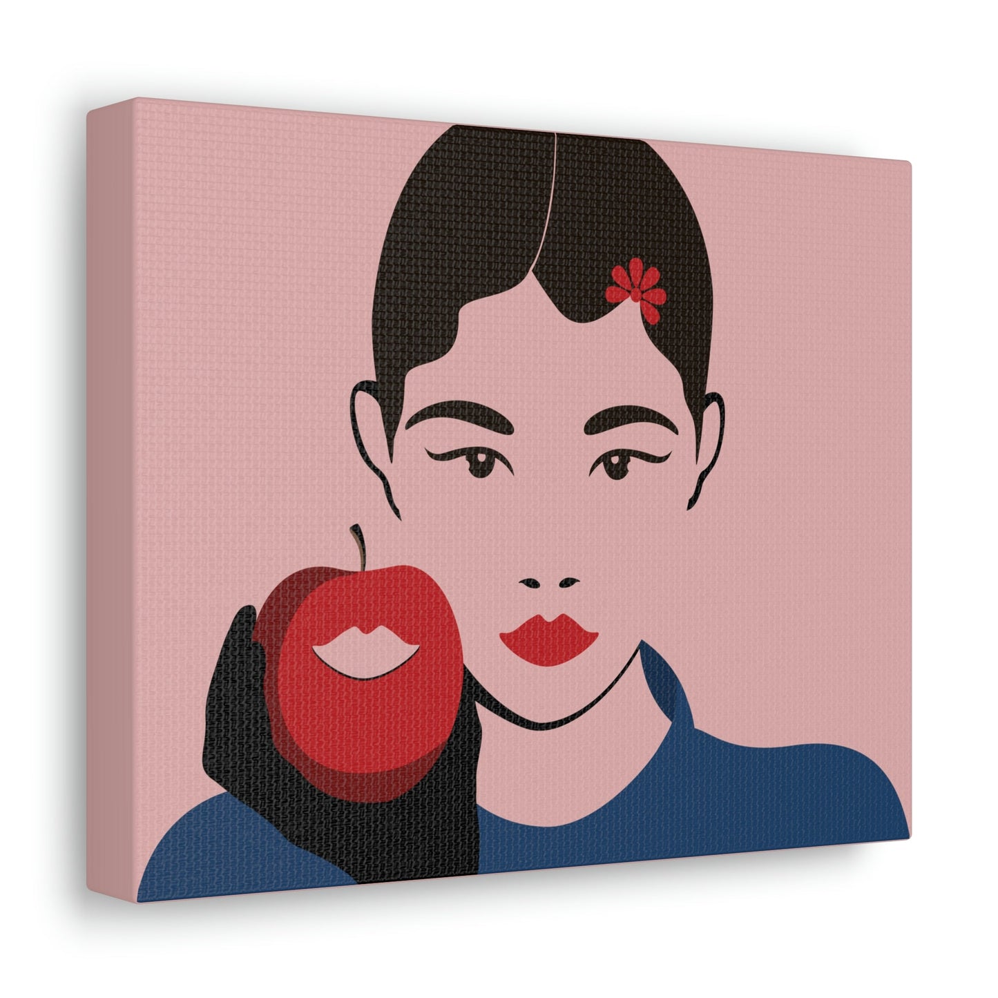 Japan Art Minimal Aesthetic Asian Woman Portrait Style Classic Graphic Canvas Gallery Wraps Ichaku [Perfect Gifts Selection]